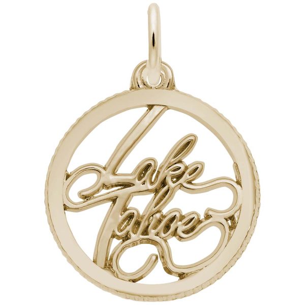 Lake Tahoe Disc Charm