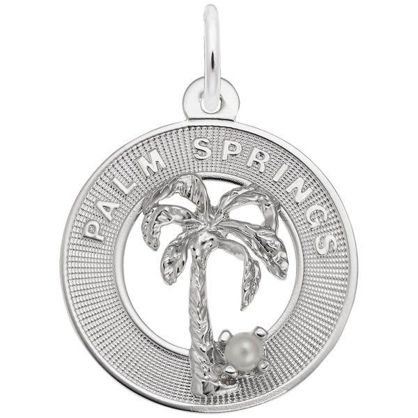 Palm Springs Palm Tree Ring Charm