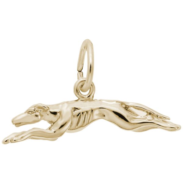 Greyhound Dog Charm