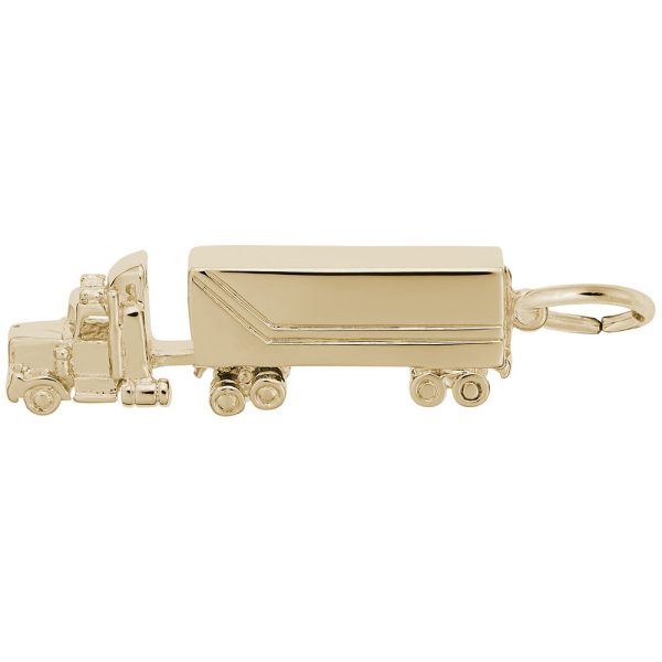 Tractor Trailer Charm