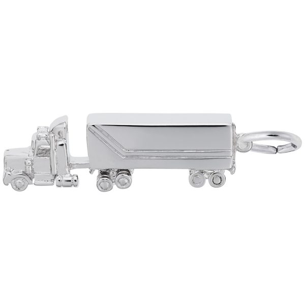 Tractor Trailer Charm