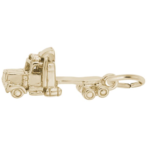 Semi Truck Charm