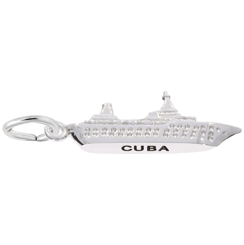 Cuba Cruise Ship Charm - Image 1