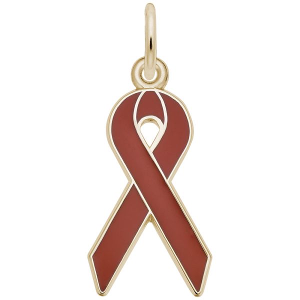 AIDS Awareness Ribbon Charm