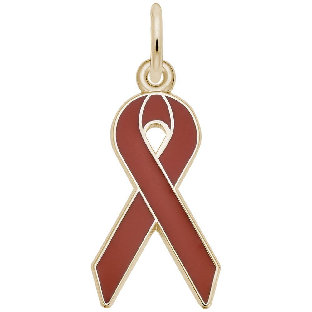 AIDS Awareness Ribbon Charm