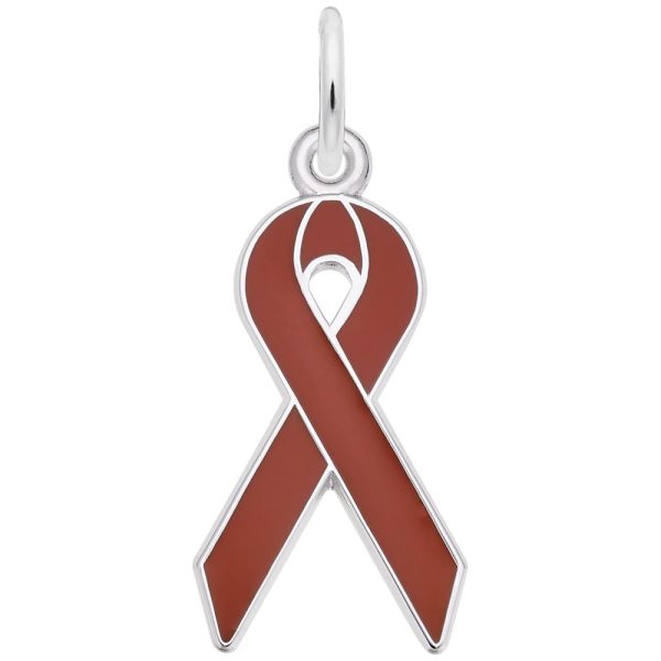 AIDS Awareness Ribbon Charm