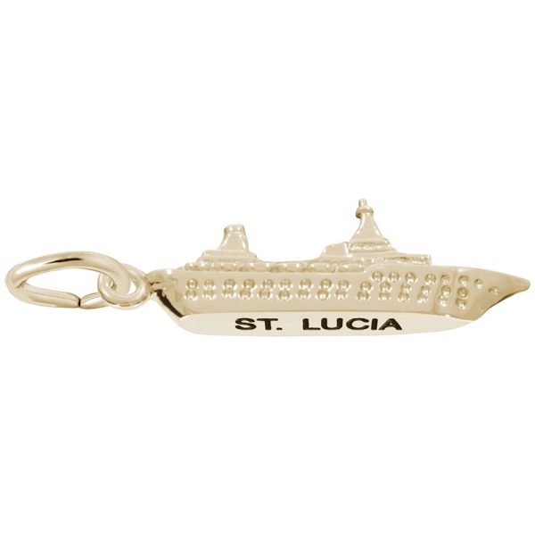 St. Lucia Cruise Ship Charm