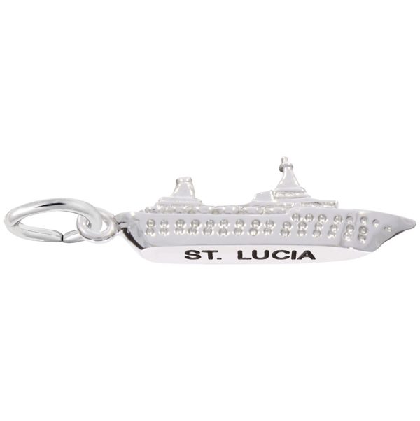 St. Lucia Cruise Ship Charm