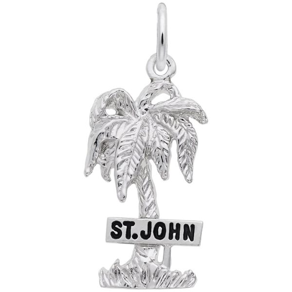 St. John Palm Tree Charm