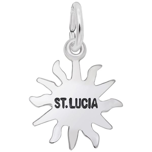 St. Lucia Sun Small Charm