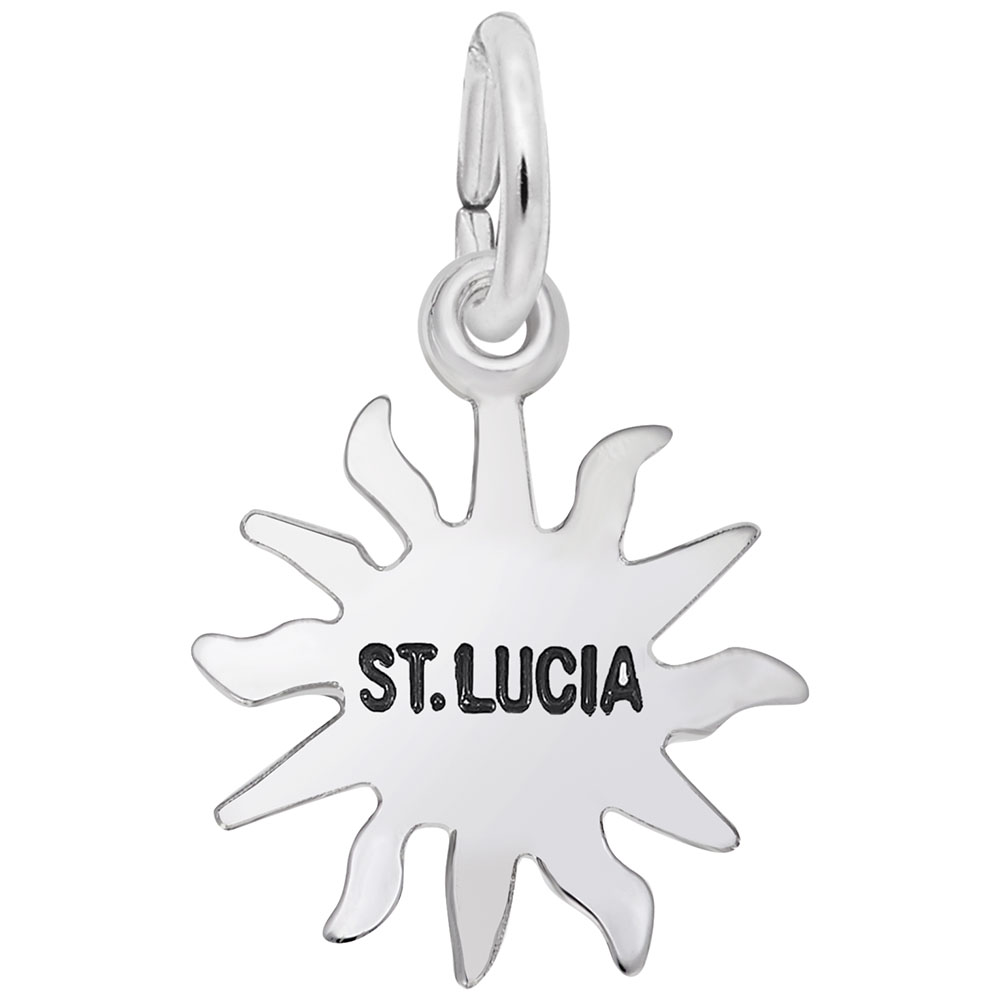 St. Lucia Sun Small Charm