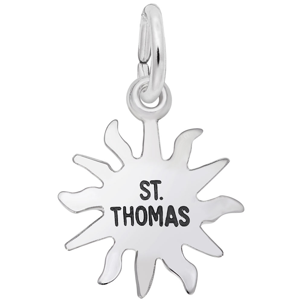 St. Thomas Sun Small Charm