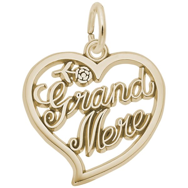 Grand Mere Open Heart Charm