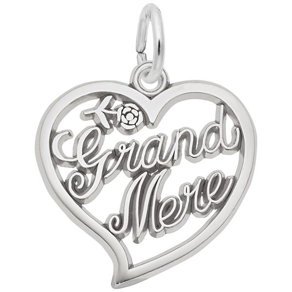 Grand Mere Open Heart Charm