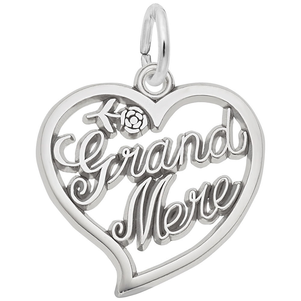Grand Mere Open Heart Charm