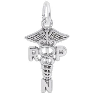 Registered Practical Nurse Caduceus Charm