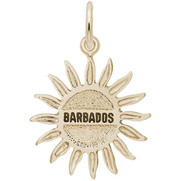 Barbados Sun Large Charm