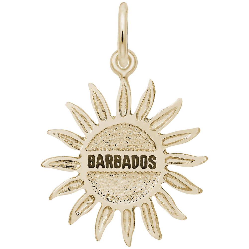 Barbados Sun Large Charm