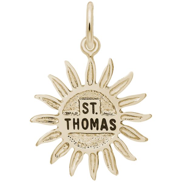 St. Thomas Sun Large Charm