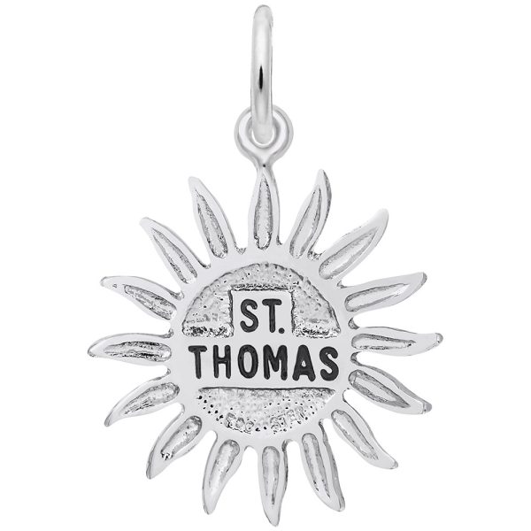 St. Thomas Sun Large Charm