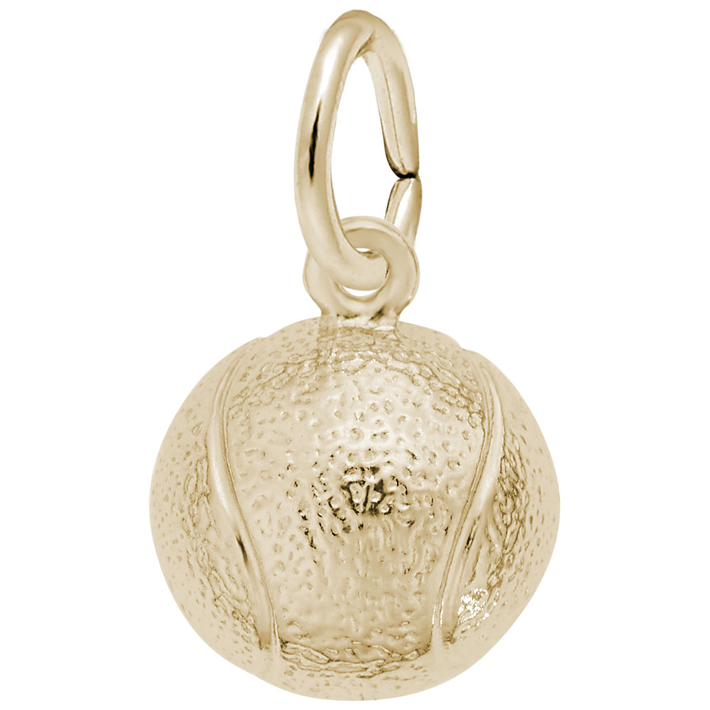 Tennis Ball Half Charm - Image 1