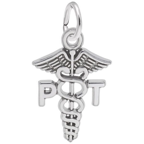 Physical Therapist Caduceus Charm