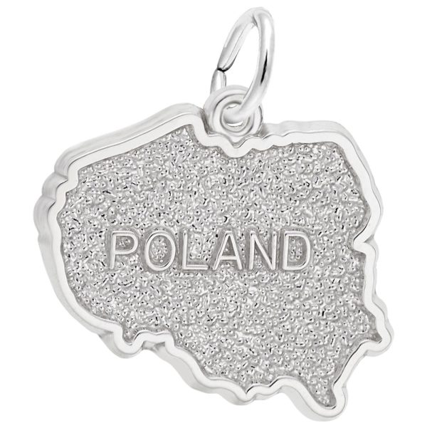Poland Map Charm