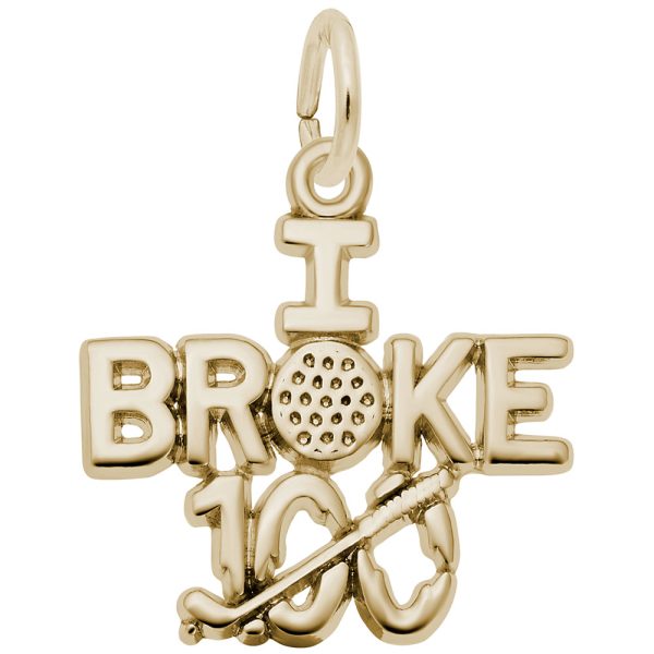 I Broke One Hundred Charm