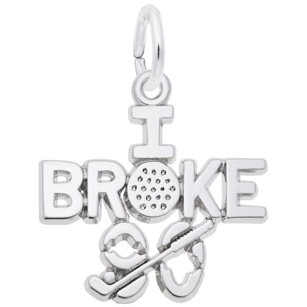 I Broke Ninety Charm
