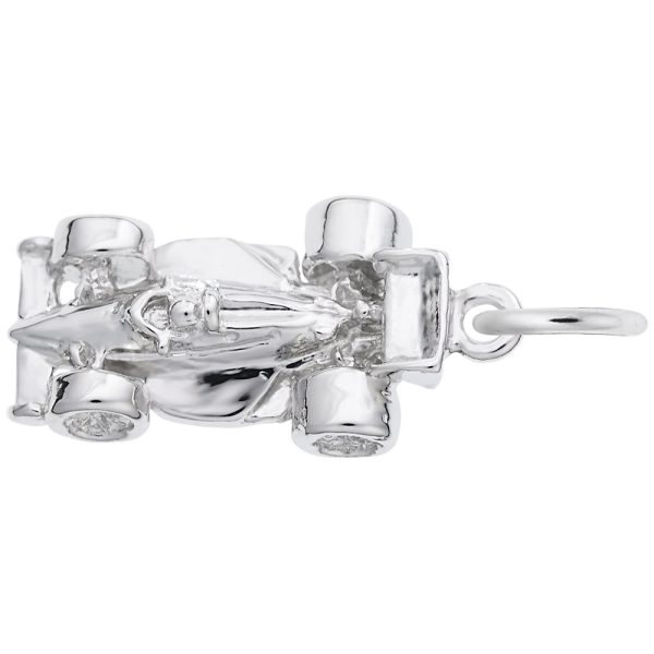 Small Open Wheel Race Car Charm