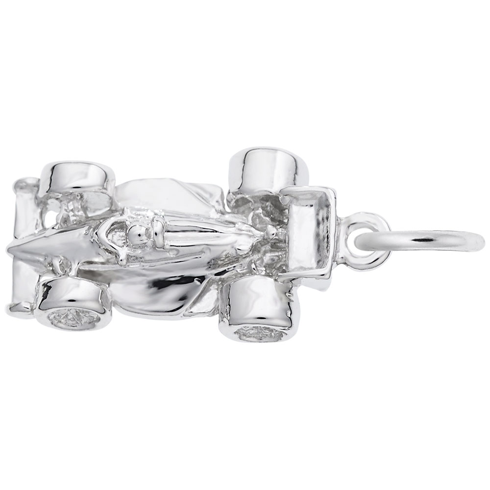 Small Open Wheel Race Car Charm