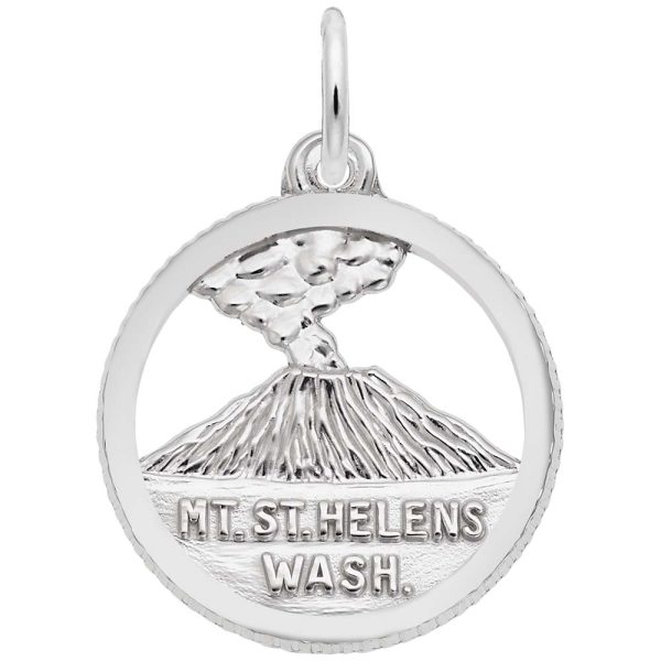 Mt. St. Helens Disc Charm