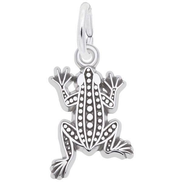 Flat Leopard Frog Charm