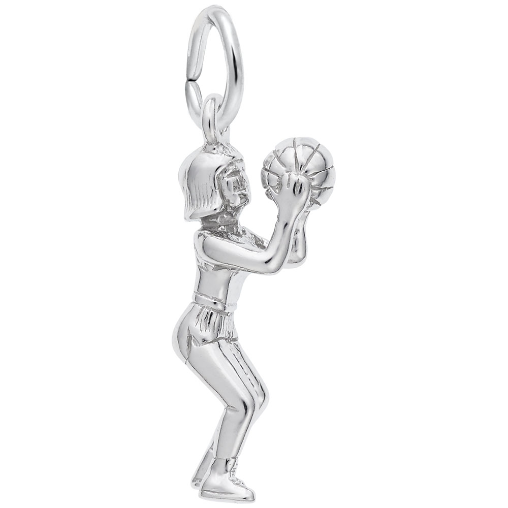 Shootin' Hoops Charm