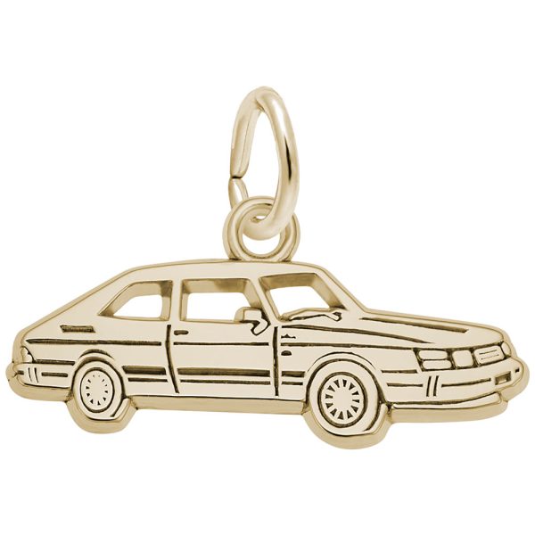 Flat Classic Luxury Car Charm