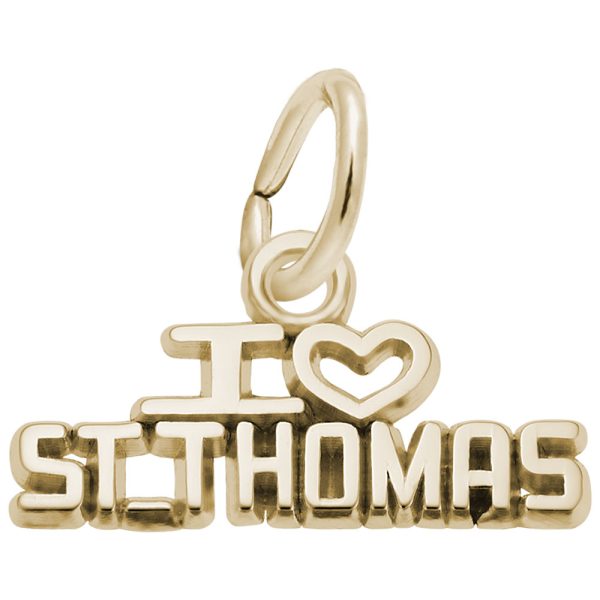 I Love St. Thomas Charm