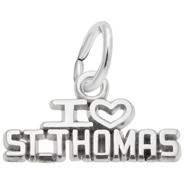I Love St. Thomas Charm