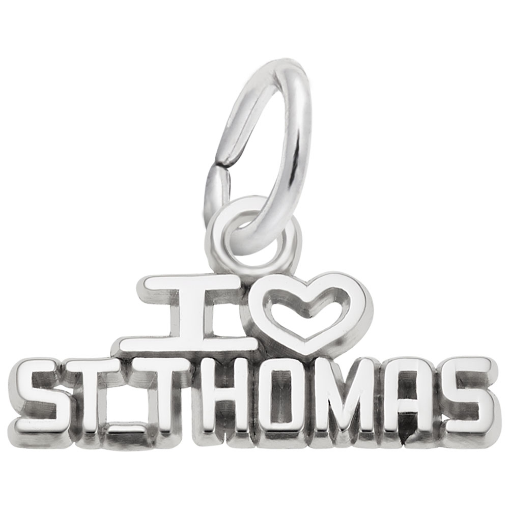 I Love St. Thomas Charm