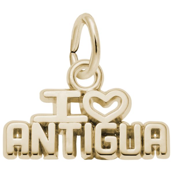 I Love Antigua Charm