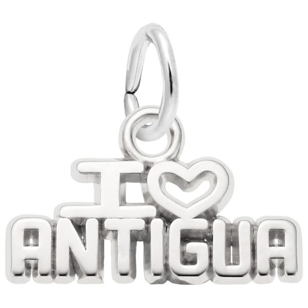 I Love Antigua Charm