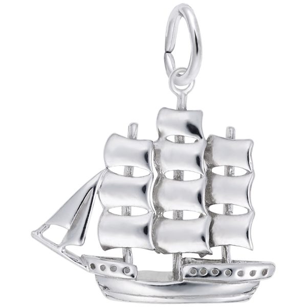 Full-Rigged Ship Charm