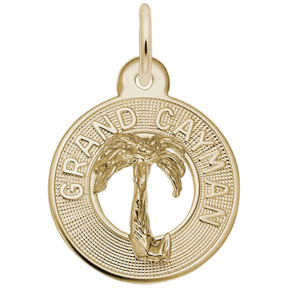 Small Grand Cayman Palm Tree Ring Charm
