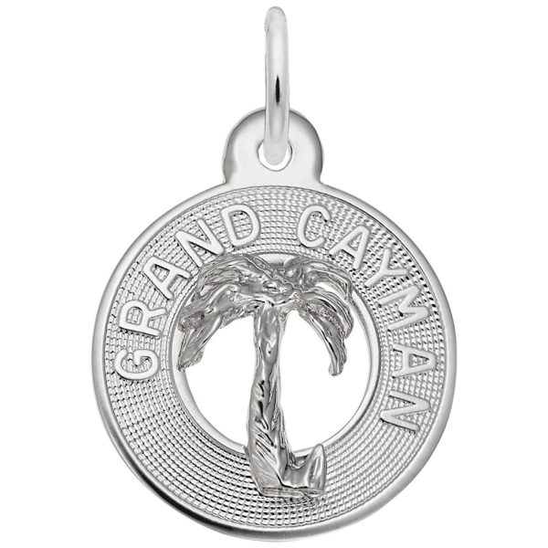 Small Grand Cayman Palm Tree Ring Charm