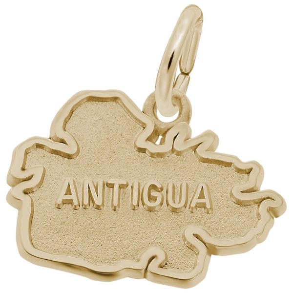 Antigua Map Charm