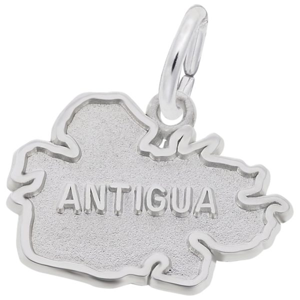 Antigua Map Charm