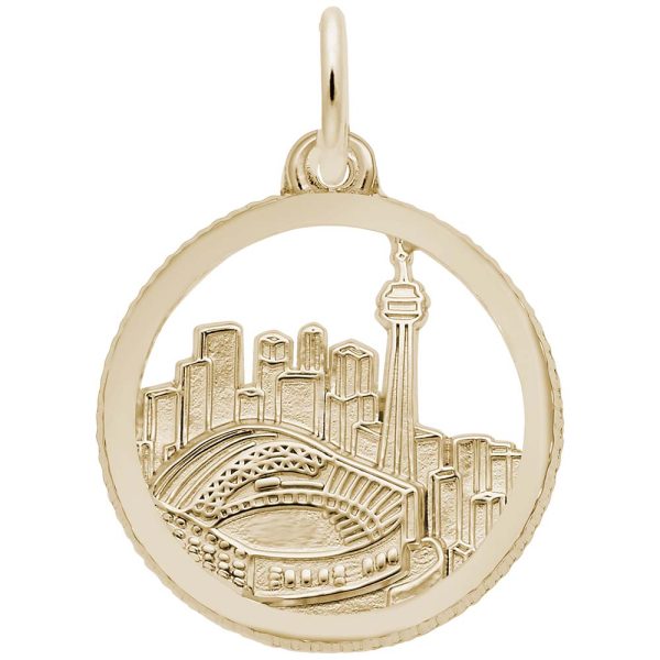 Toronto Skyline Disc Charm
