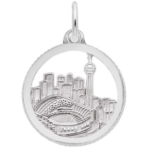 Toronto Skyline Disc Charm
