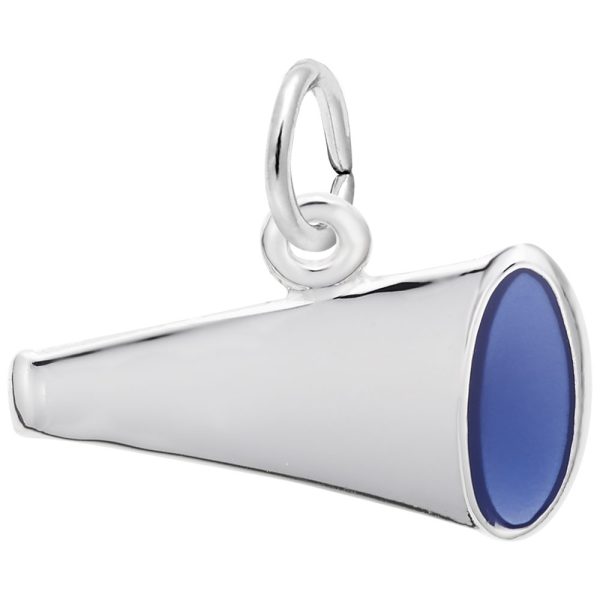 Flat Painted Megaphone Charm