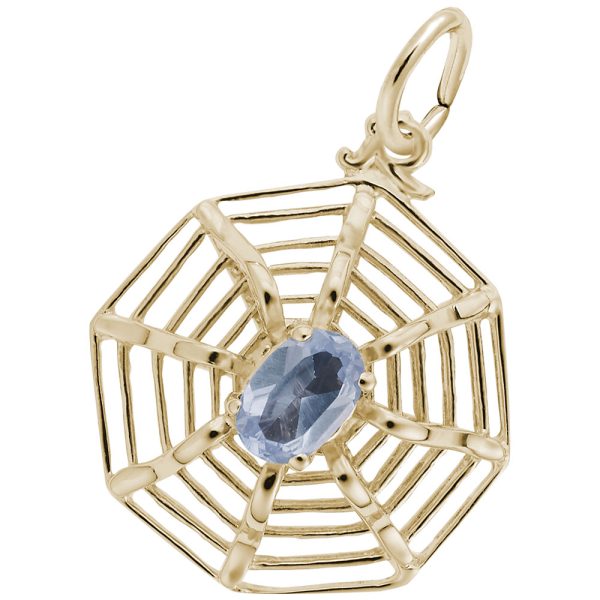 Spider Web Charm