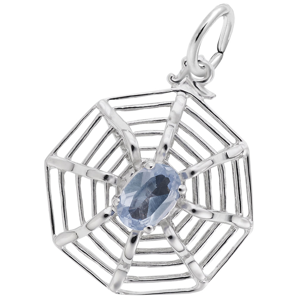 Spider Web Charm